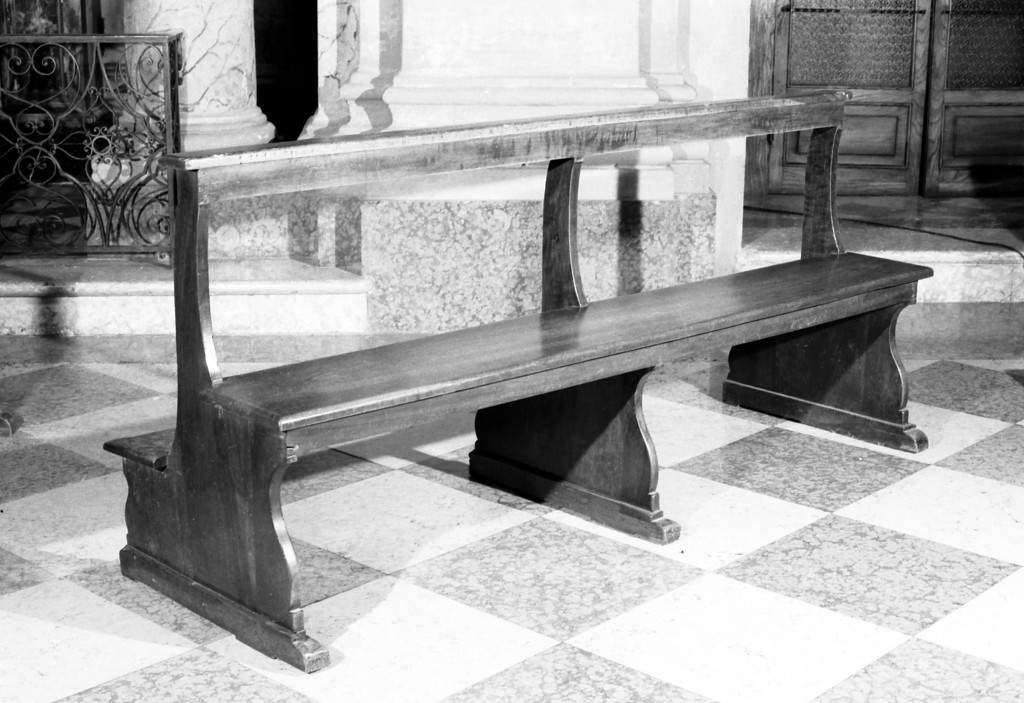 banco da chiesa, serie - manifattura modenese (sec. XIX)