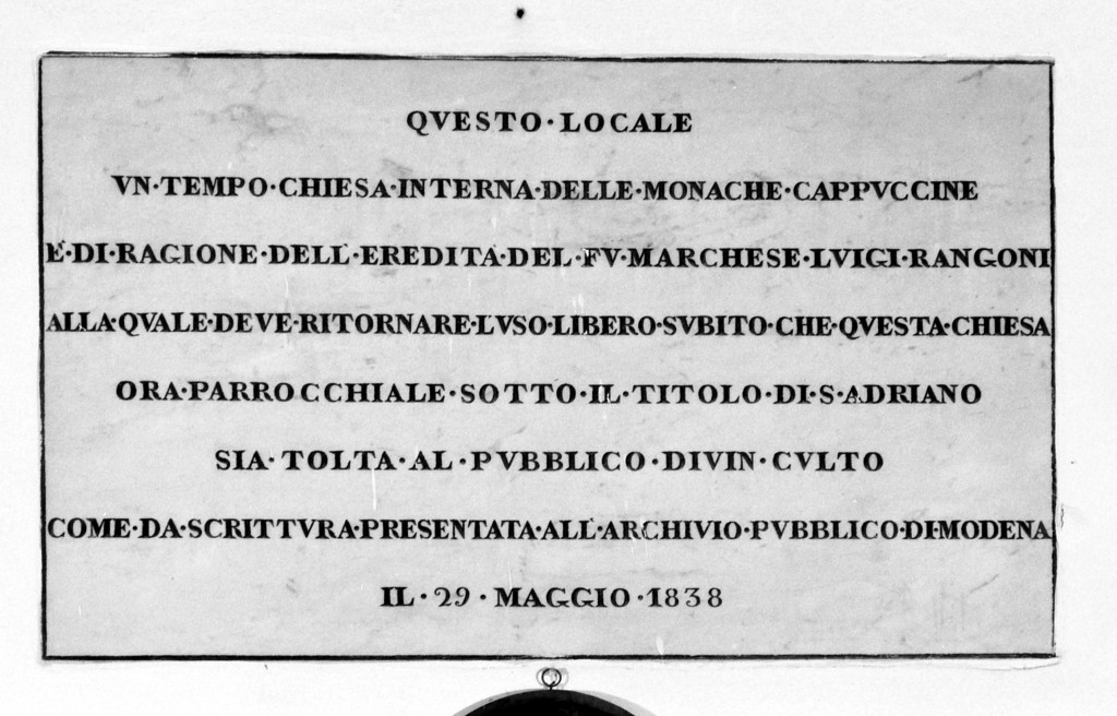 lapide - manifattura modenese (sec. XIX)