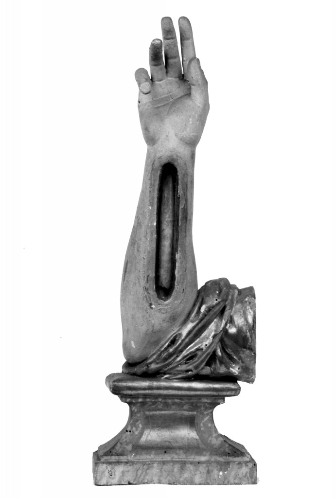 reliquiario, serie - manifattura emiliana (fine/inizio secc. XVII/ XVIII)