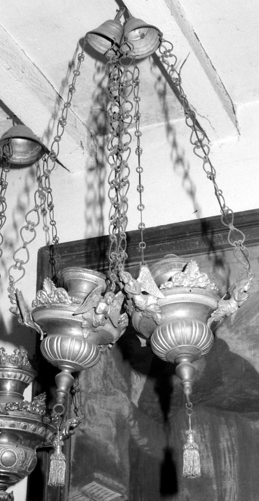 lampada pensile, serie - manifattura emiliana (sec. XX)