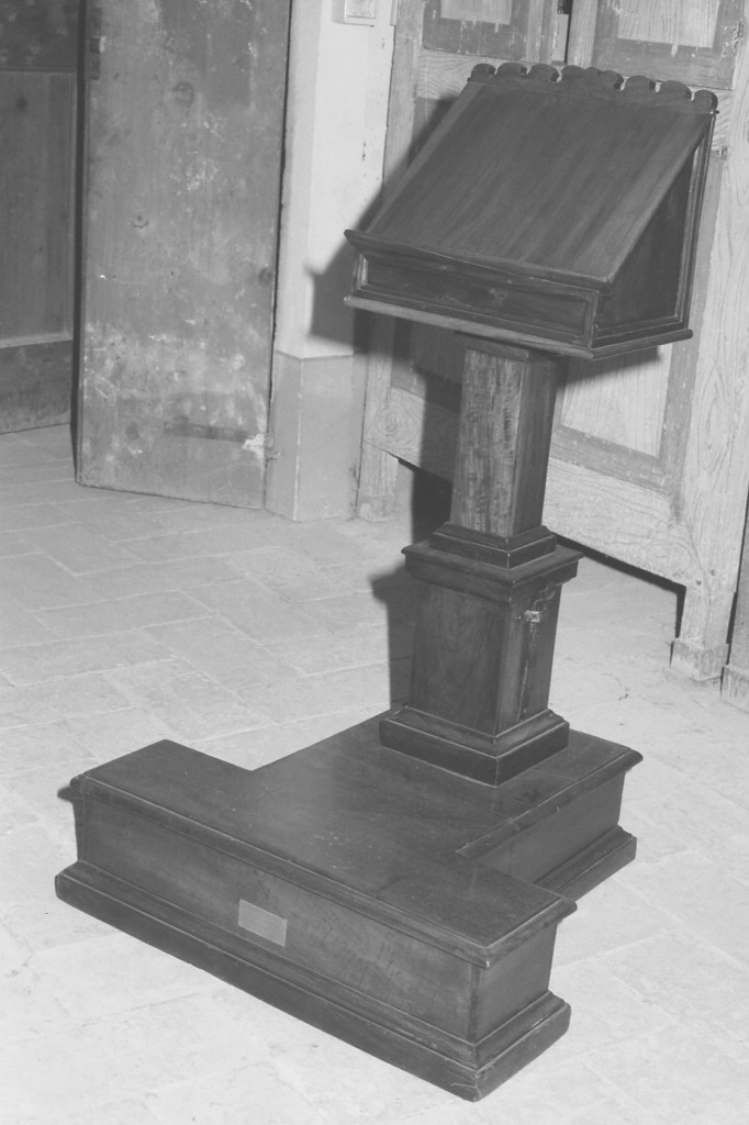 leggio - manifattura modenese (prima metà sec. XVIII)