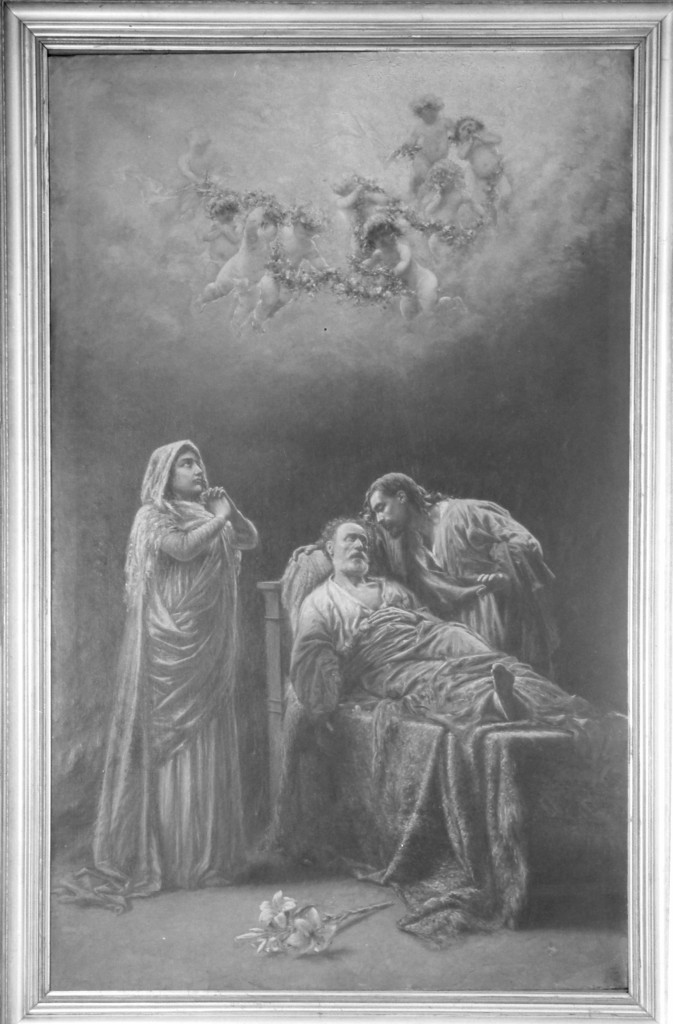 morte di San Giuseppe (dipinto) di Valli Augusto (sec. XIX)