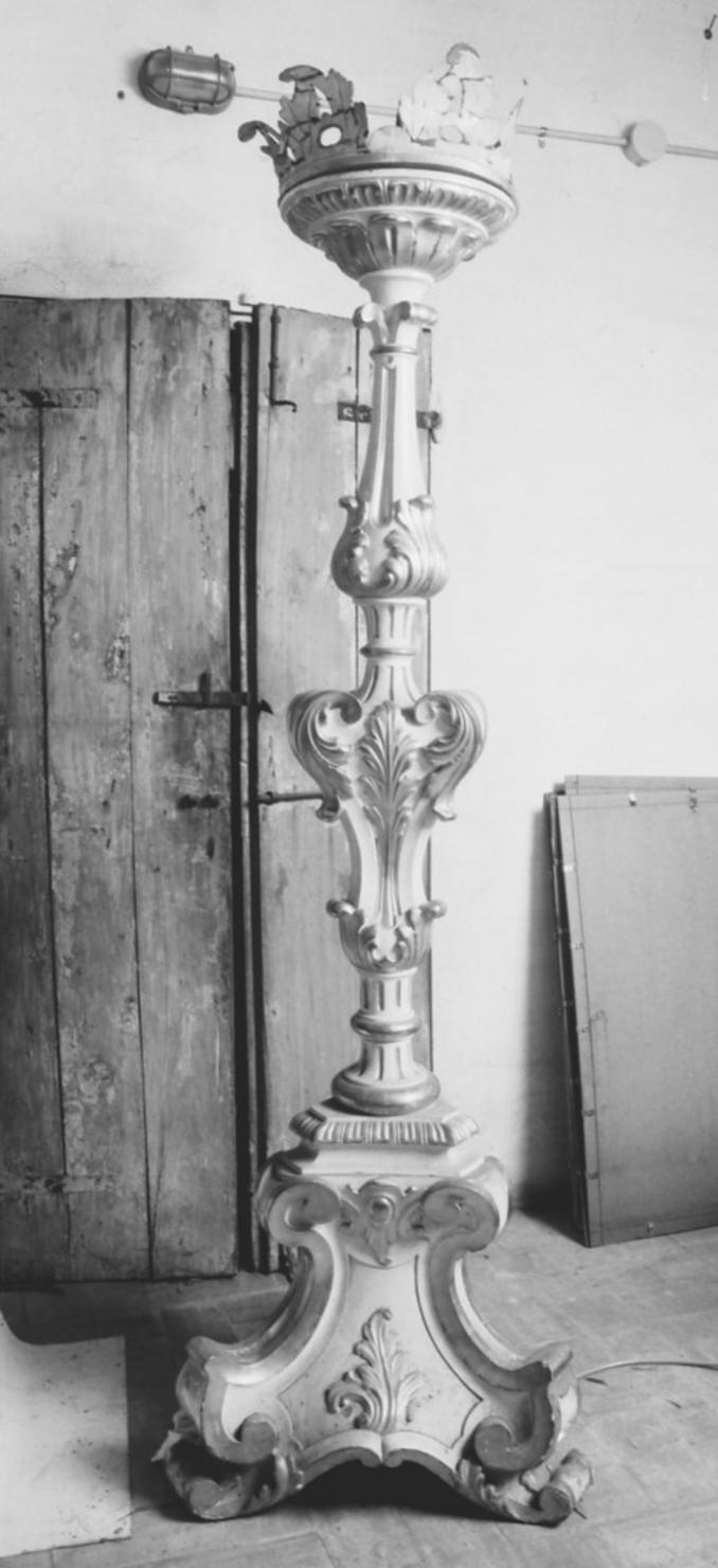 candelabro - manifattura emiliana (primo quarto sec. XIX)