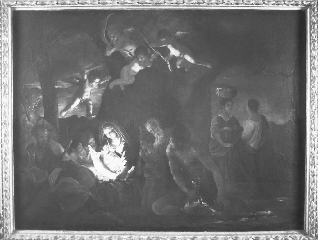 adorazione dei pastori (dipinto) di Van Honthorst Gerrit detto Gherardo delle Notti (sec. XVII)