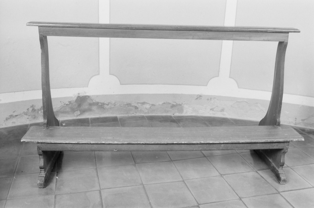 inginocchiatoio - manifattura modenese (fine/inizio secc. XVIII/ XIX)