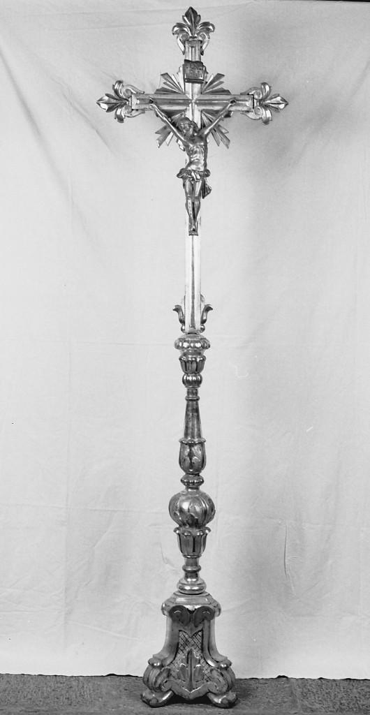 croce d'altare - manifattura emiliana (seconda metà sec. XVIII)