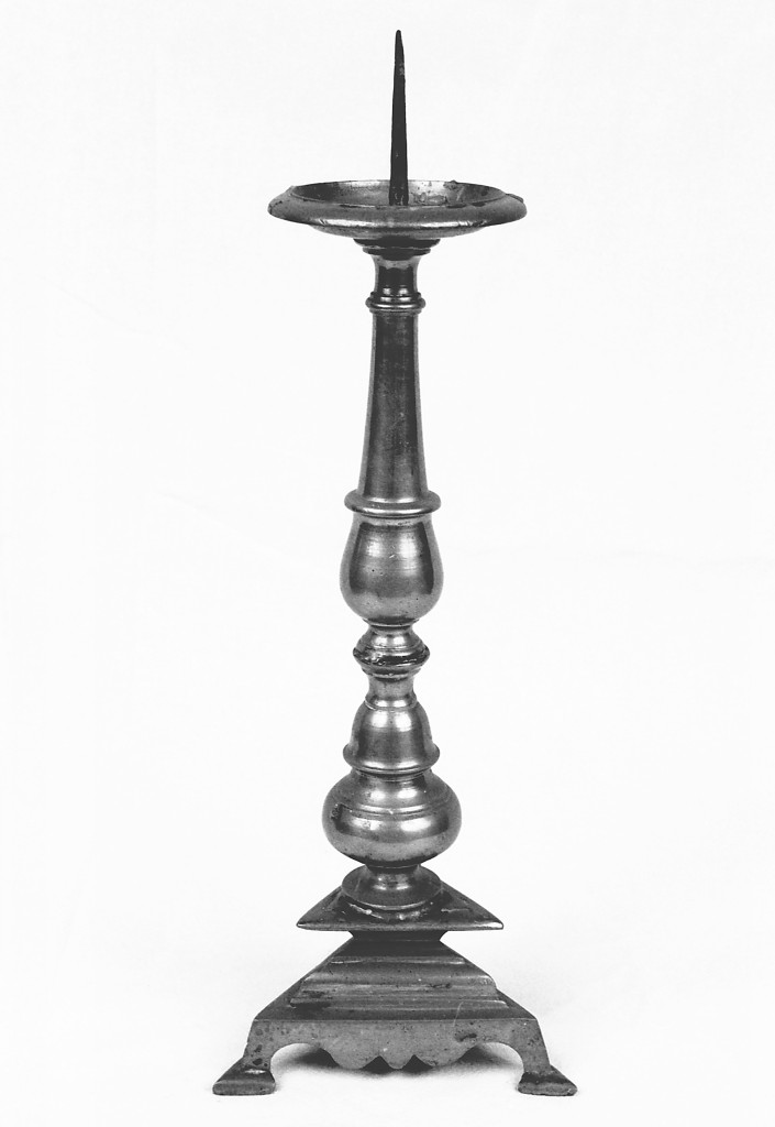 candeliere, serie - bottega emiliana (sec. XVIII)