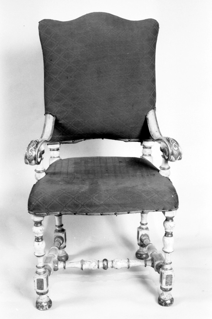 poltrona - manifattura reggiana (prima metà sec. XVIII)