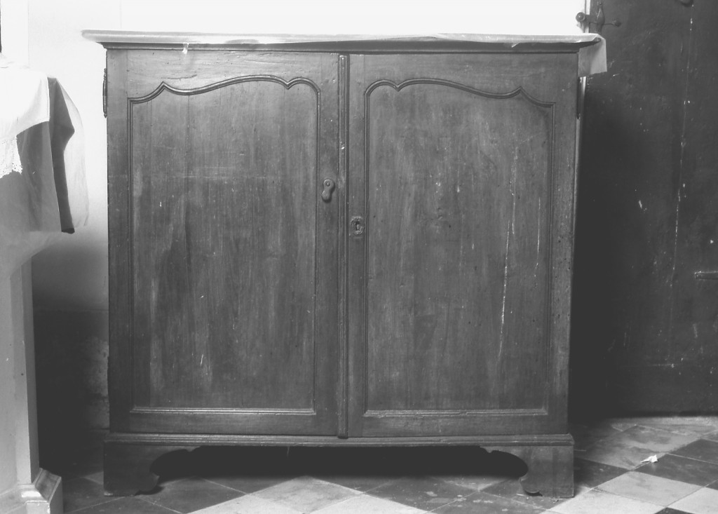credenza - manifattura reggiana (sec. XVIII)