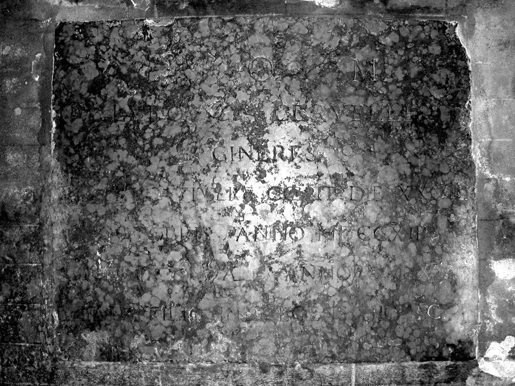 lastra tombale - manifattura emiliana (sec. XVIII)