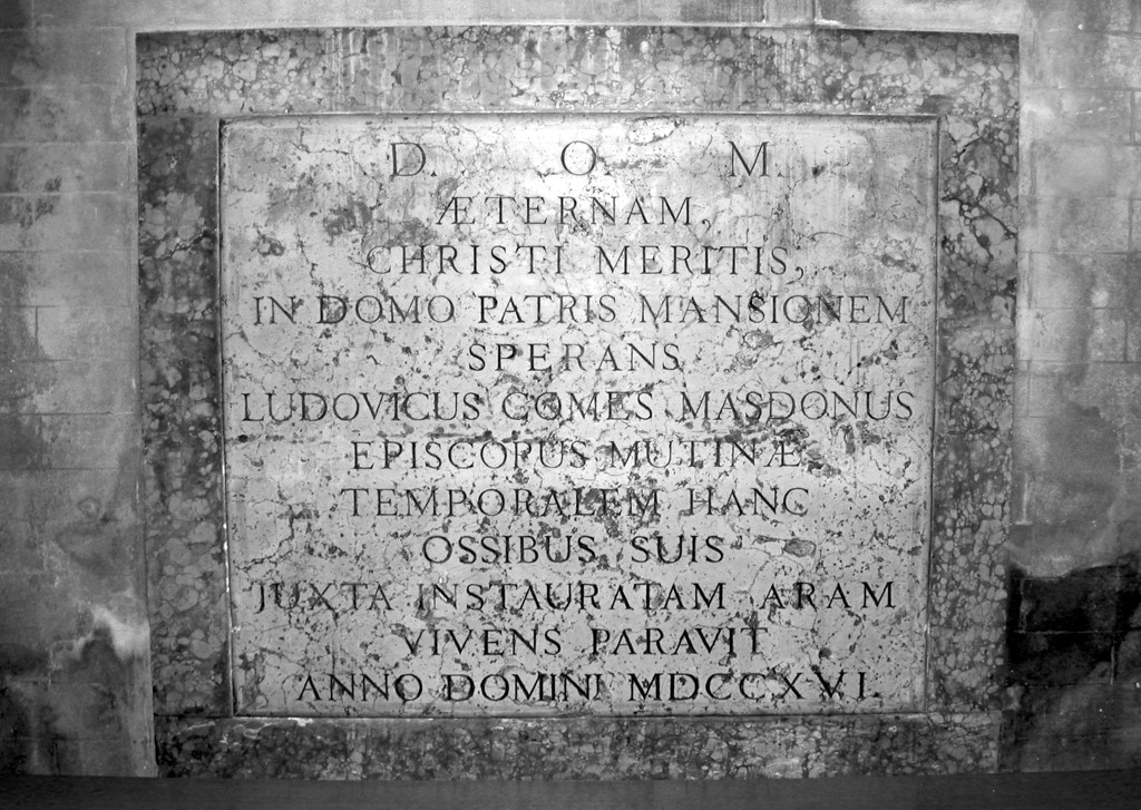 lastra tombale - manifattura emiliana (sec. XVIII)