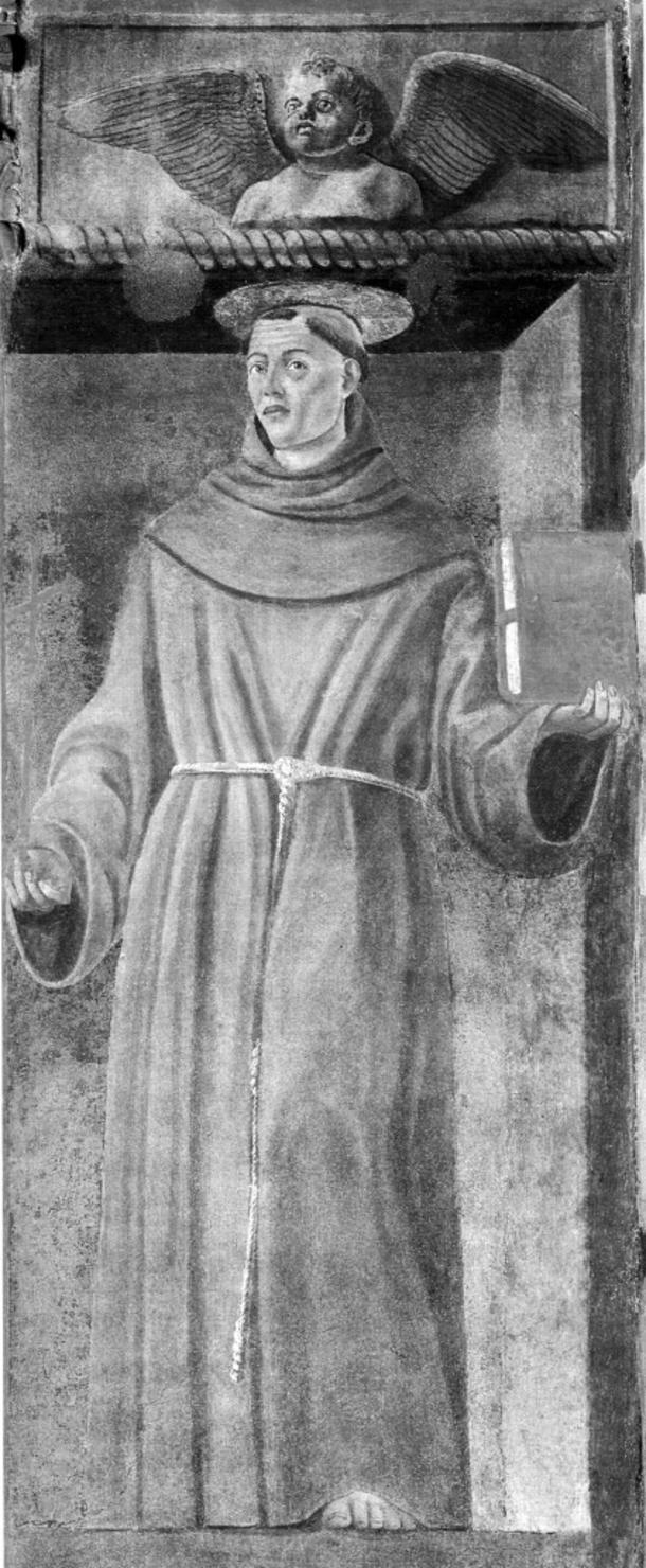 San Francesco d'Assisi (dipinto, elemento d'insieme) di Genesini Cristoforo detto Cristoforo Canozzi da Lendinara (sec. XV)