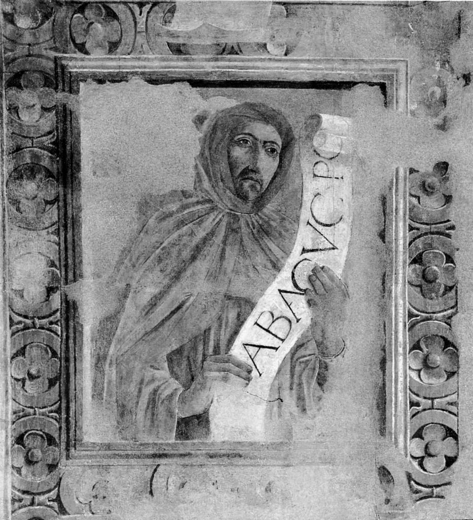 profeta Abacuc (dipinto, elemento d'insieme) di Genesini Cristoforo detto Cristoforo Canozzi da Lendinara (sec. XV)