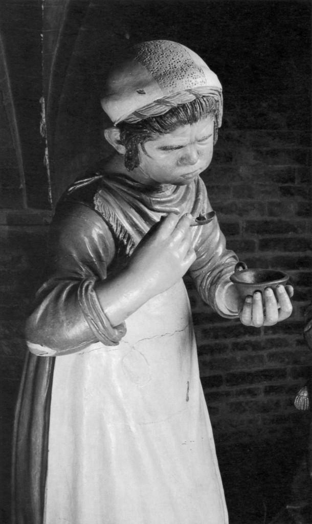 Suor Pappina, figura grottesca di serva (scultura, elemento d'insieme) di Mazzoni Guido detto Paganino (sec. XV)