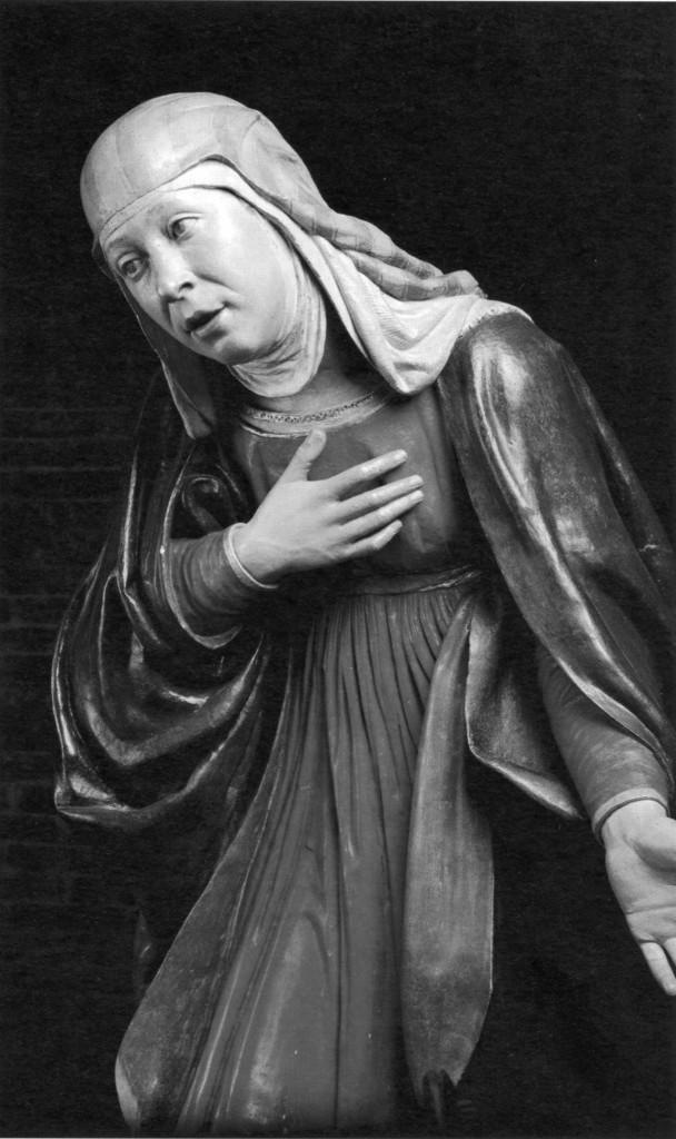 Sant'Anna (?) (scultura, elemento d'insieme) di Mazzoni Guido detto Paganino (sec. XV)