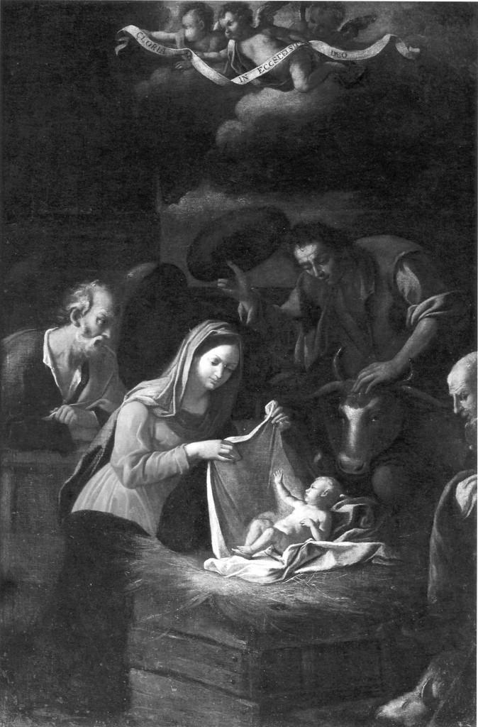 natività (dipinto) di Romani Giuseppe (fine sec. XVII)