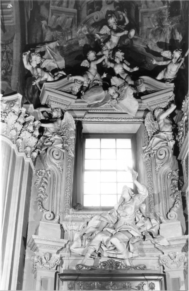 glorificazione di Sant'Ignazio da Loyola (decorazione plastica) di Traeri Antonio detto Cestellino (sec. XVII)