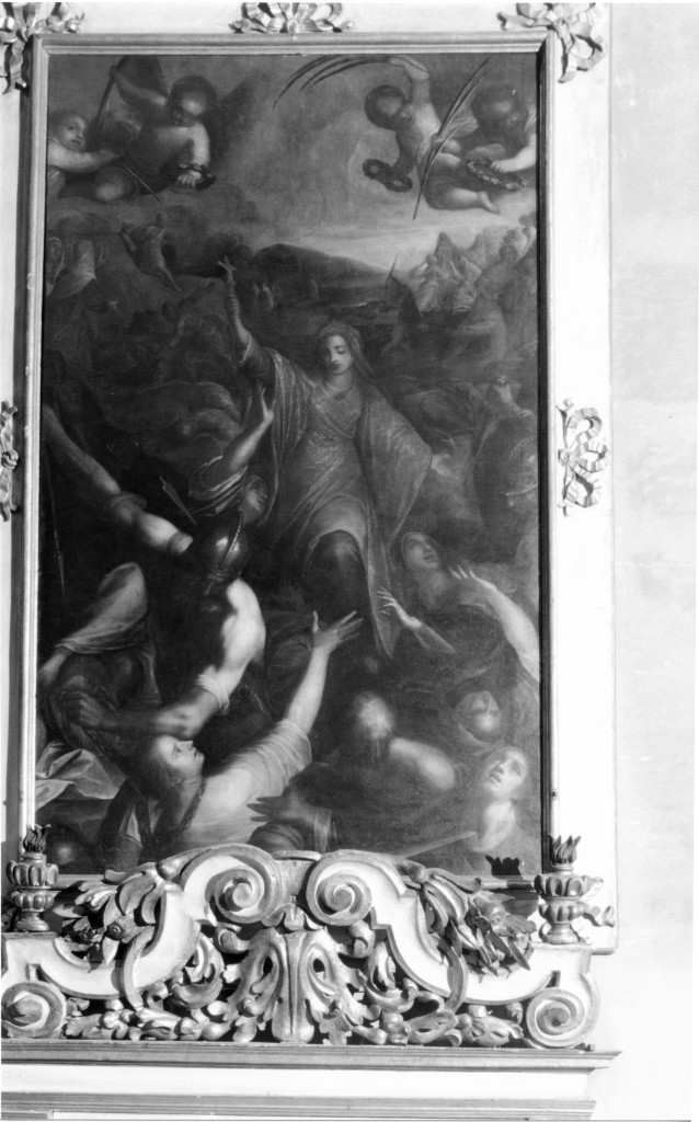 Martirio di Sant'Orsola (dipinto) di Peranda Santo (sec. XVII)