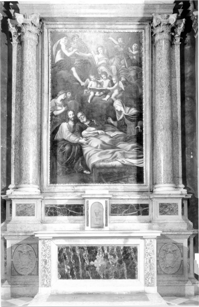 morte di San Giuseppe (dipinto) di Boulanger Jean (attribuito) (metà sec. XVII)