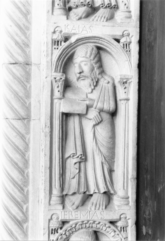 profeta Isaia (rilievo) di Wiligelmo (secc. XI/ XII)