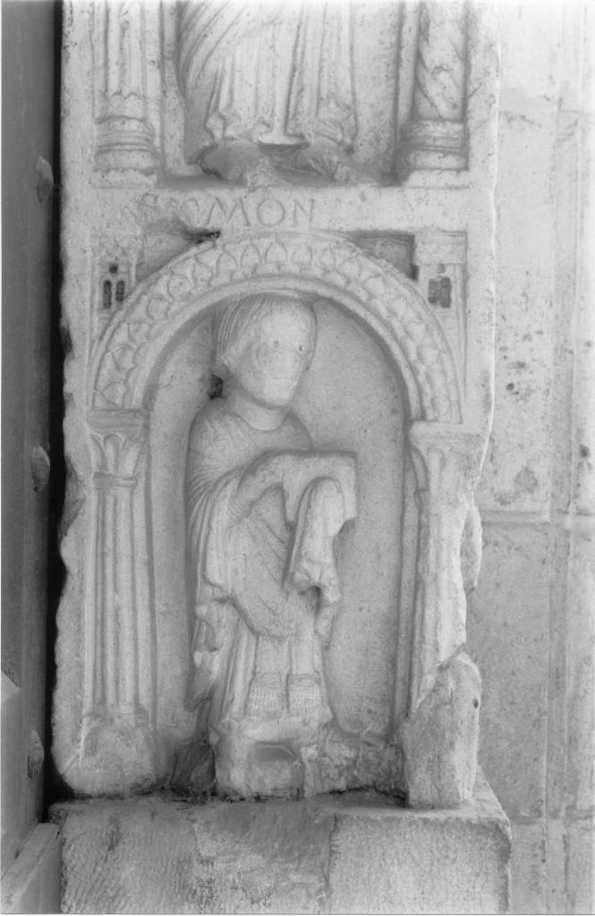 diacono (rilievo) di Maestro di San Geminiano (sec. XII)
