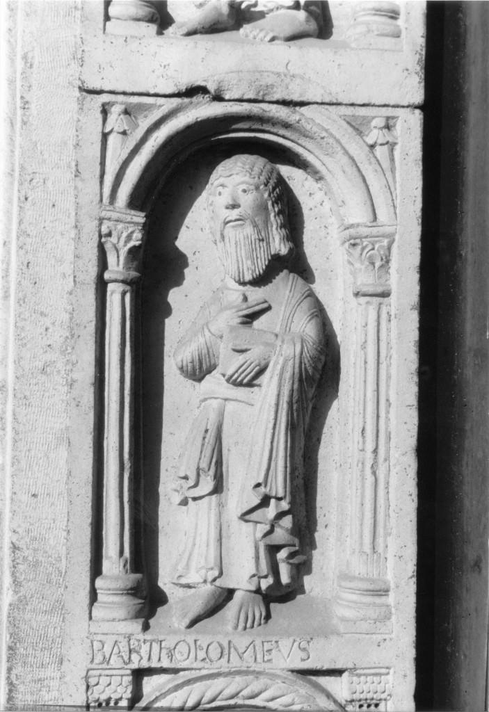 San Bartolomeo Apostolo (rilievo) di Maestro di San Geminiano (sec. XII)
