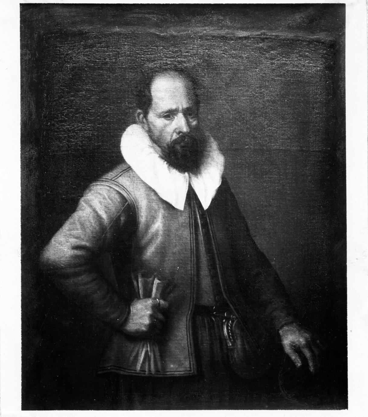 ritratto d'uomo (dipinto) - ambito veronese (inizio sec. XVII)