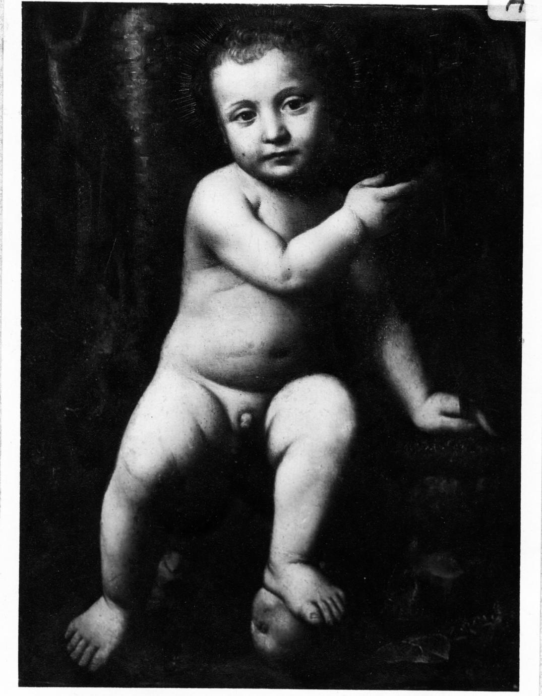 Gesù Bambino con la croce (dipinto) - ambito lombardo (seconda metà sec. XVI)