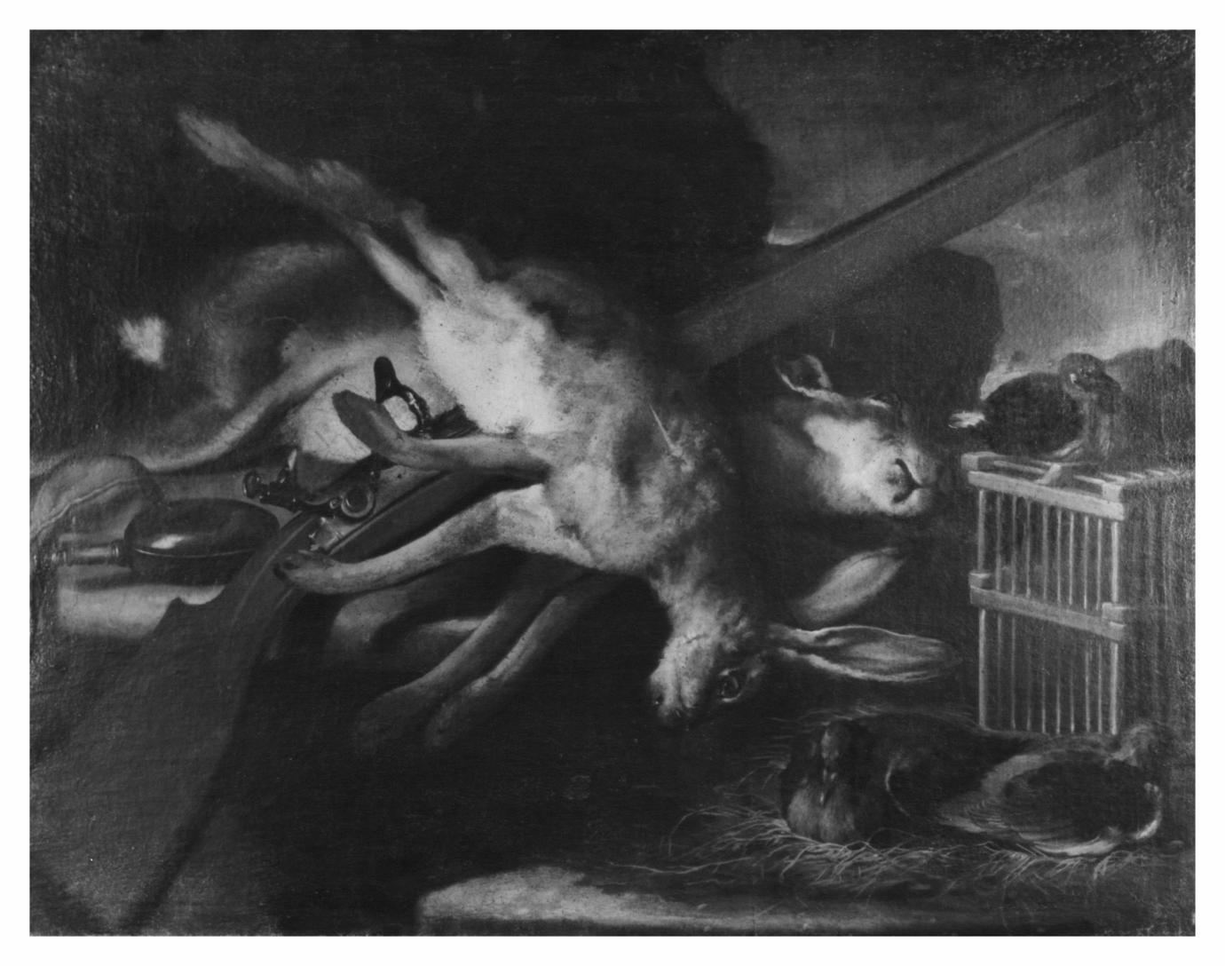 natura morta con cacciagione (dipinto) di Boselli Felice (fine sec. XVII)