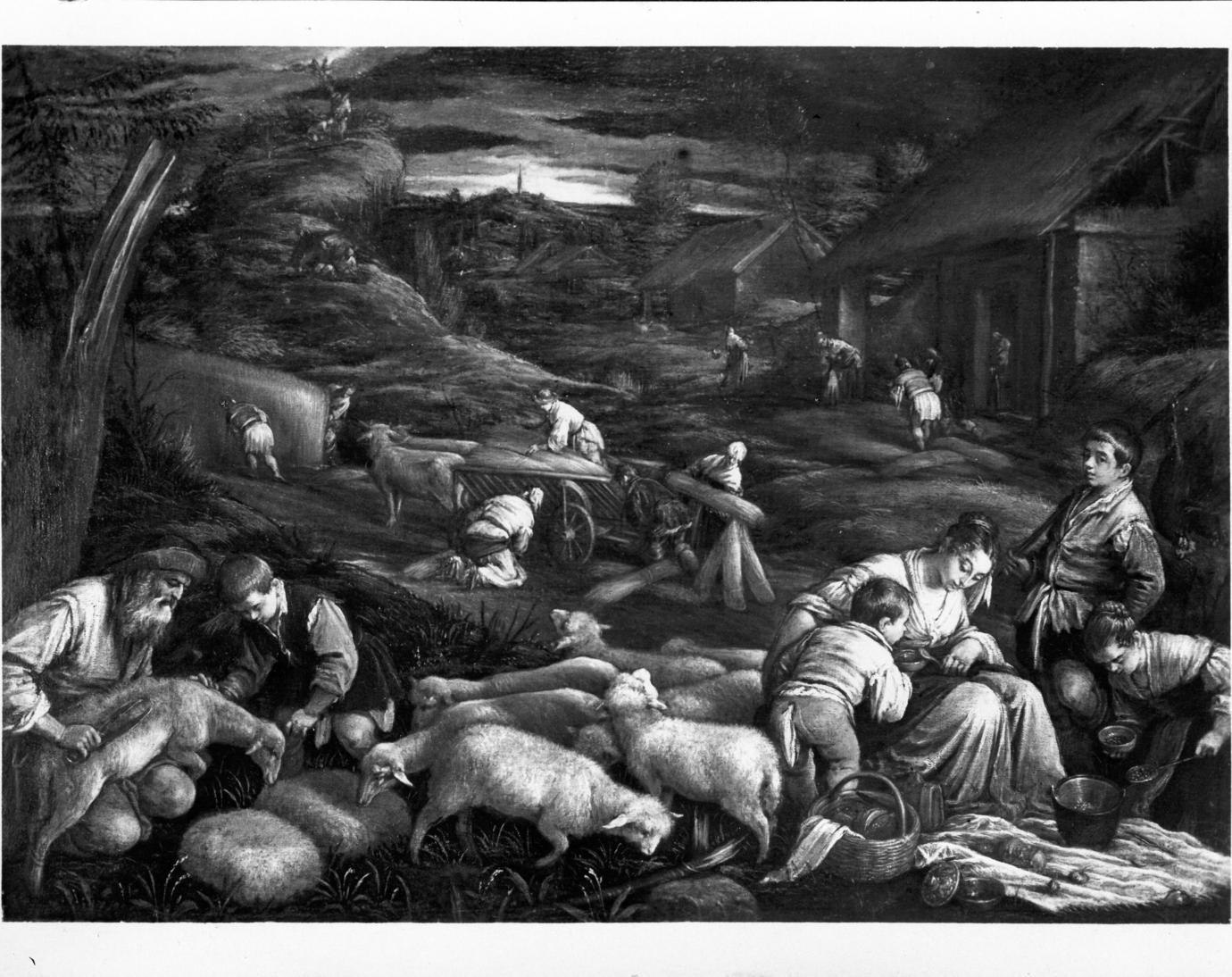 allegoria della estate (dipinto) di Dal Ponte Francesco detto Francesco Bassano il Giovane (sec. XVI)
