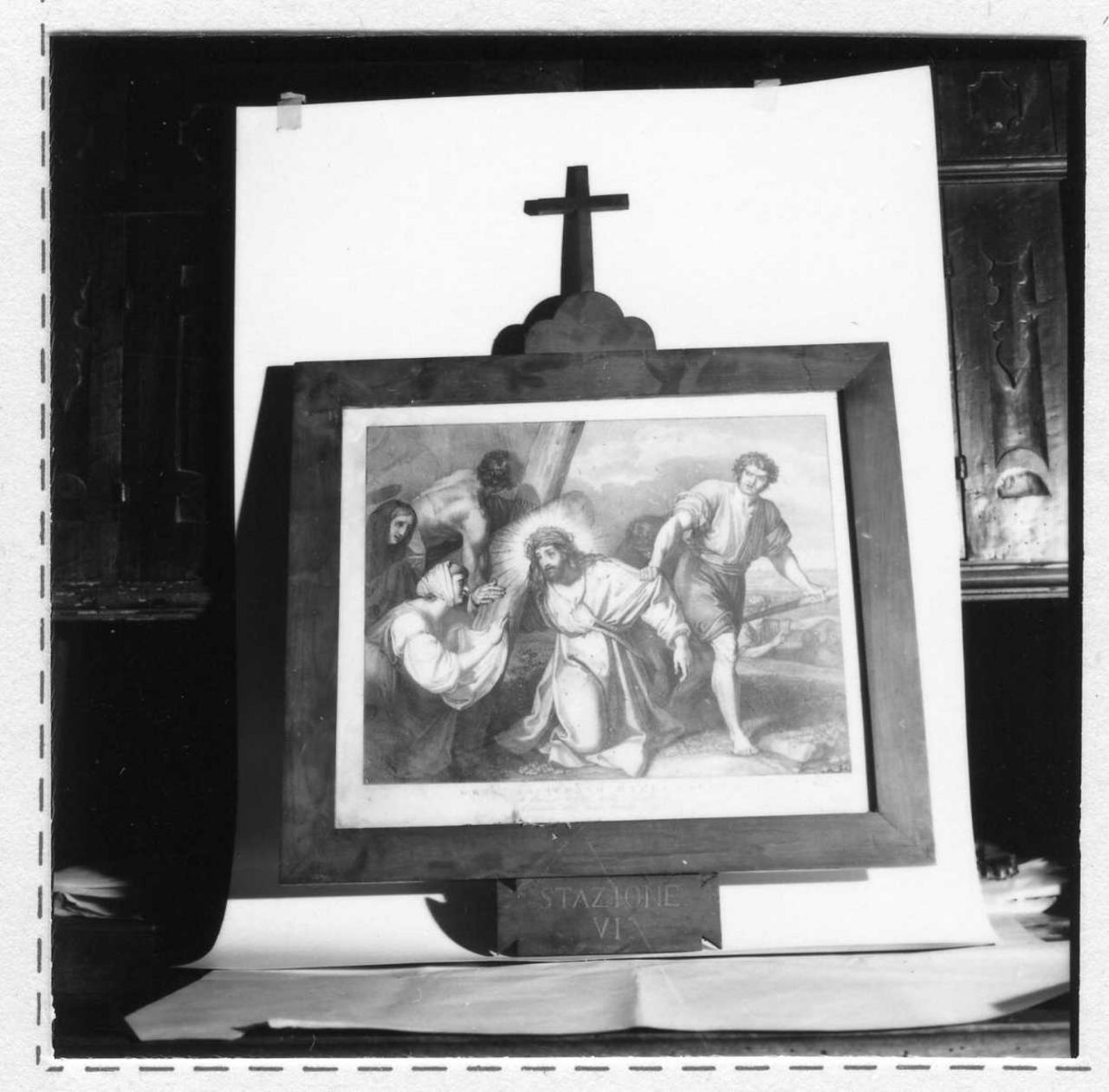stazioni della Via Crucis (stampa, serie) di Sabatelli Luigi, Pera Giuseppe, Cecchi Giovanni Battista (inizio sec. XIX)