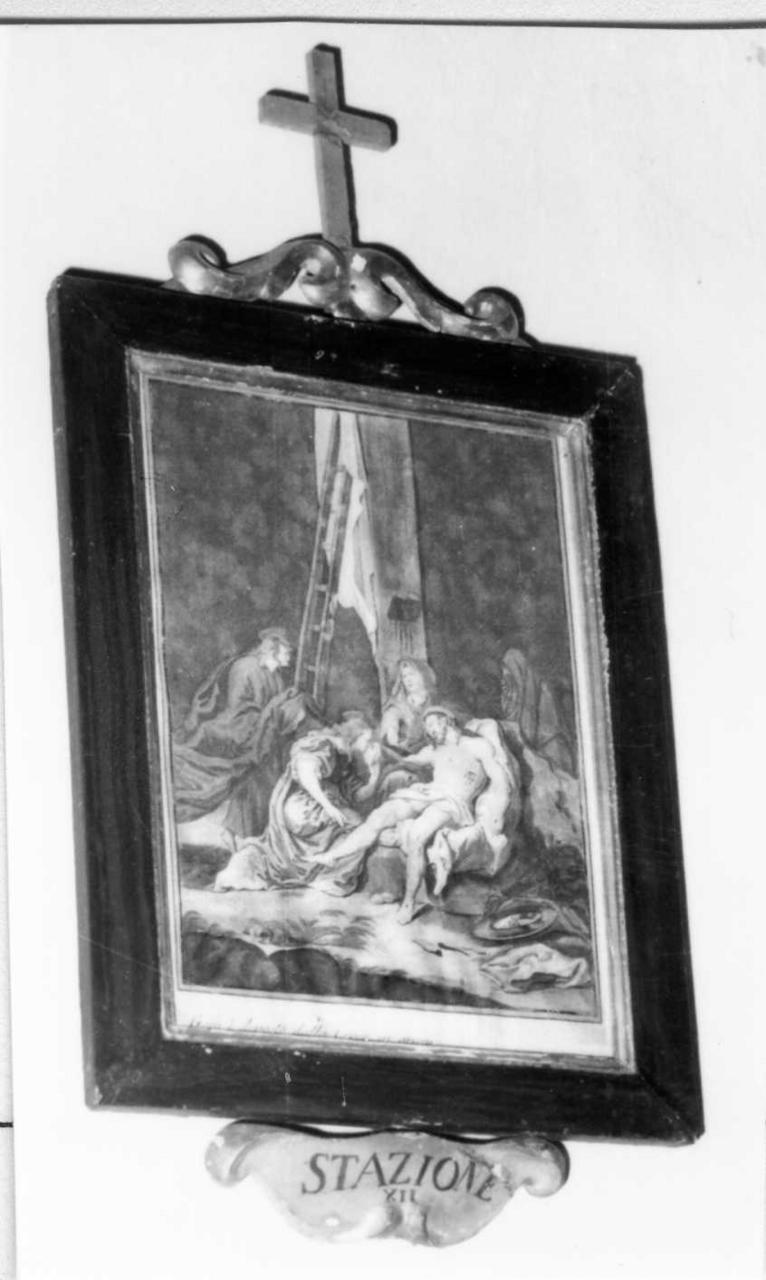 stazioni della via crucis (stampa, serie) - ambito veneziano (seconda metà sec. XVIII)