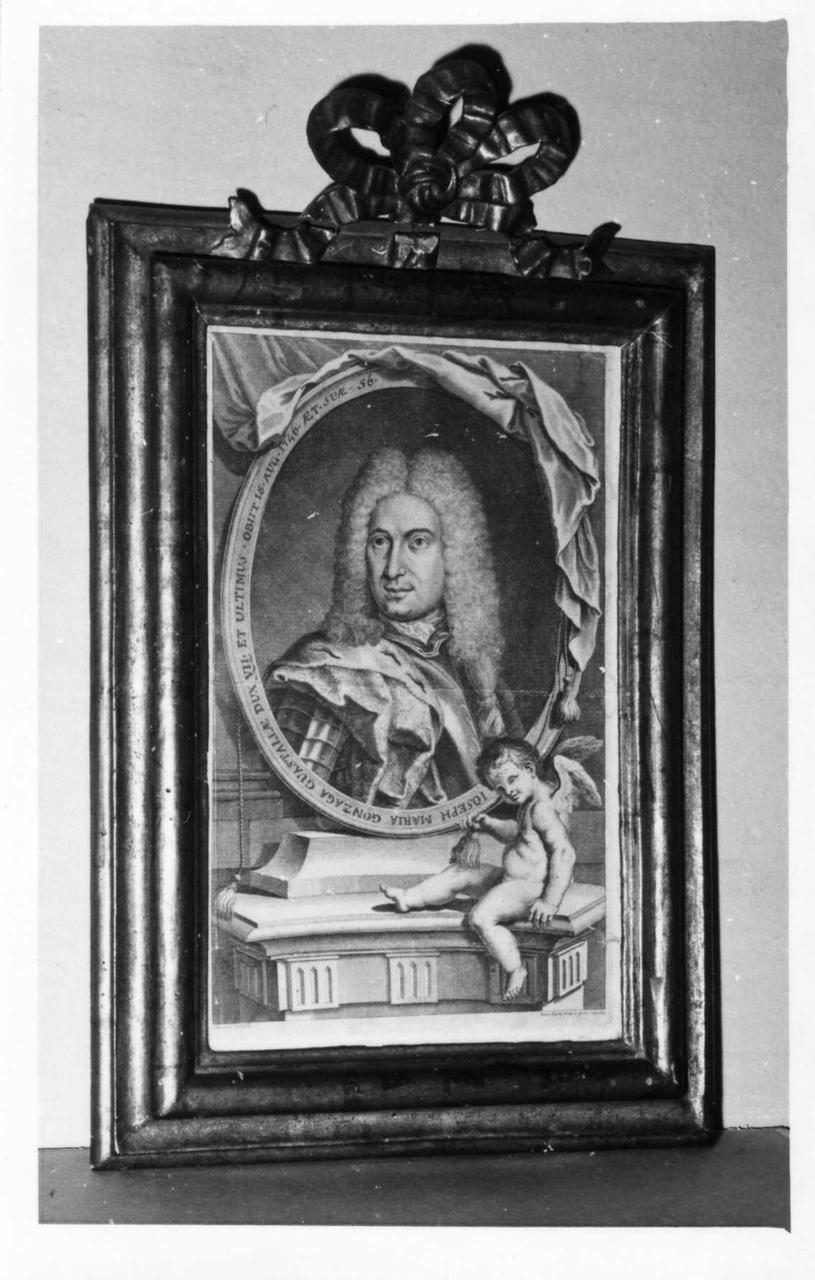 ritratto di Giuseppe Maria Gonzaga (stampa) - ambito italiano (metà sec. XVIII)