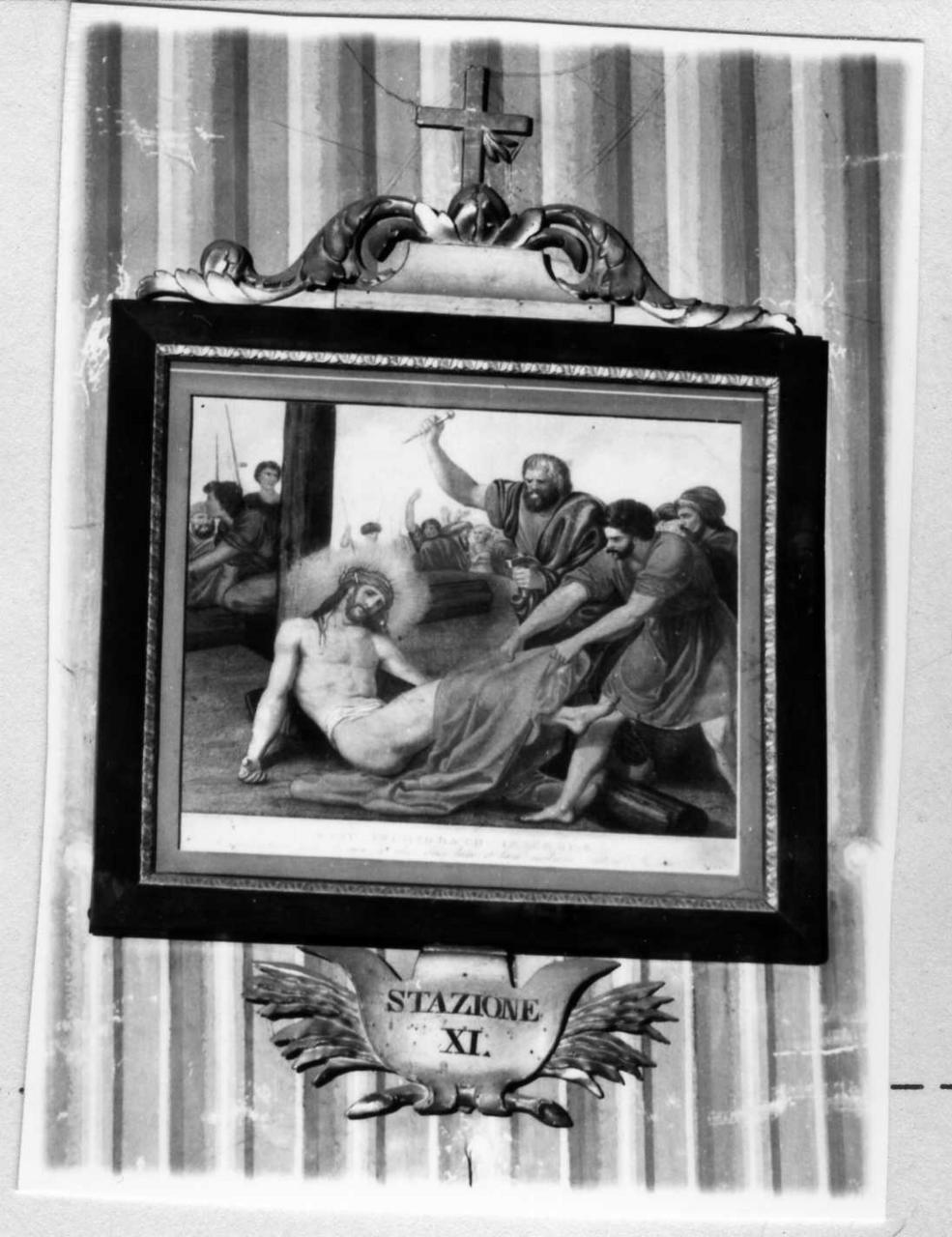 stazioni della via crucis (stampa, serie) di Cecchi Giovanni Battista (prima metà sec. XIX)