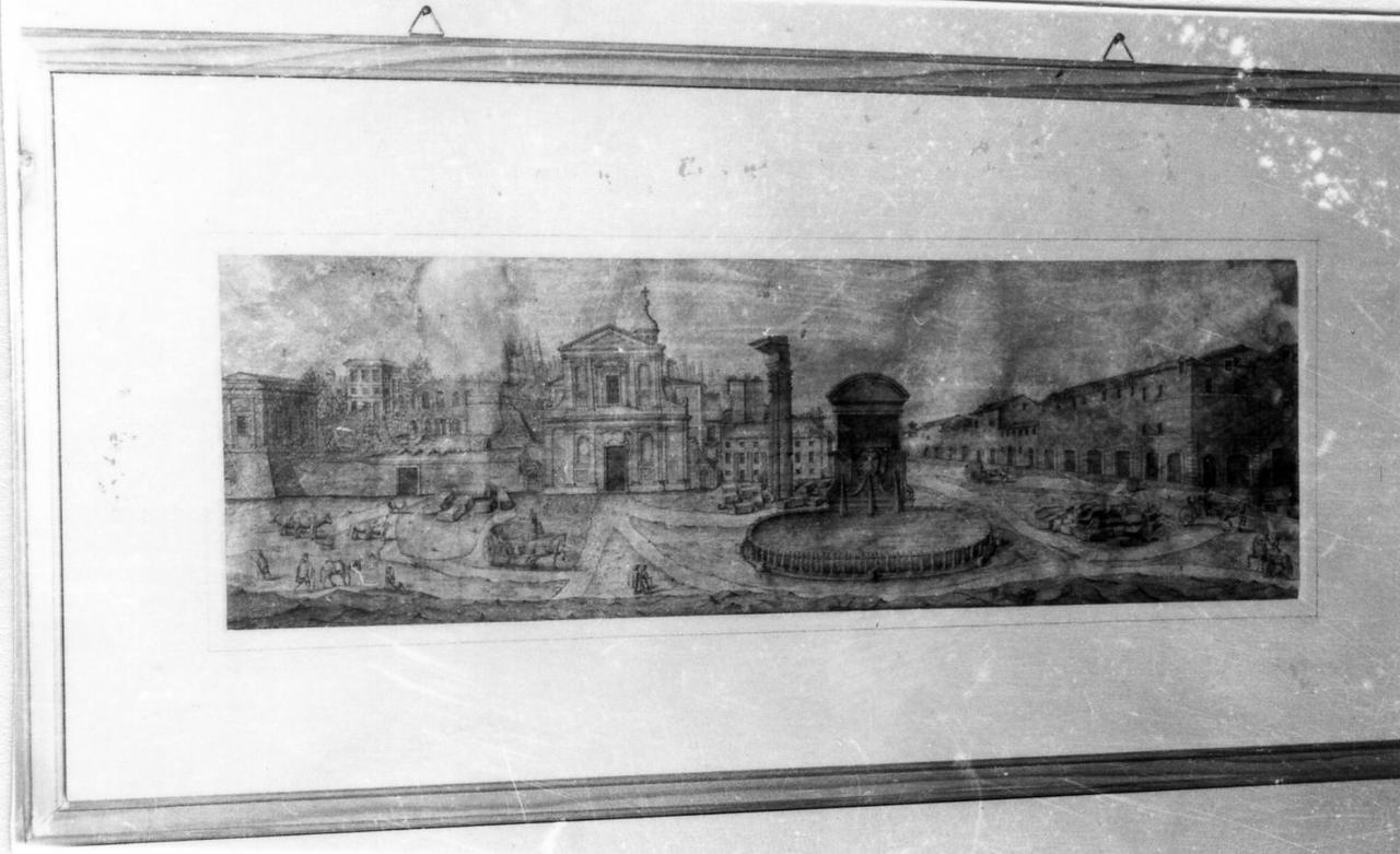 il campo Vaccino di Roma (disegno) di Dosi Girolamo (sec. XVIII)