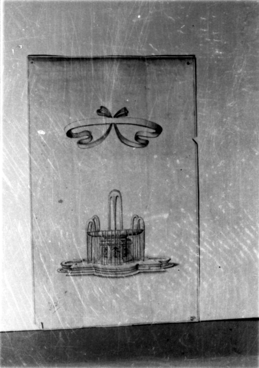 progetto di fontana monumentale (disegno) di Dosi Girolamo (metà sec. XVIII)