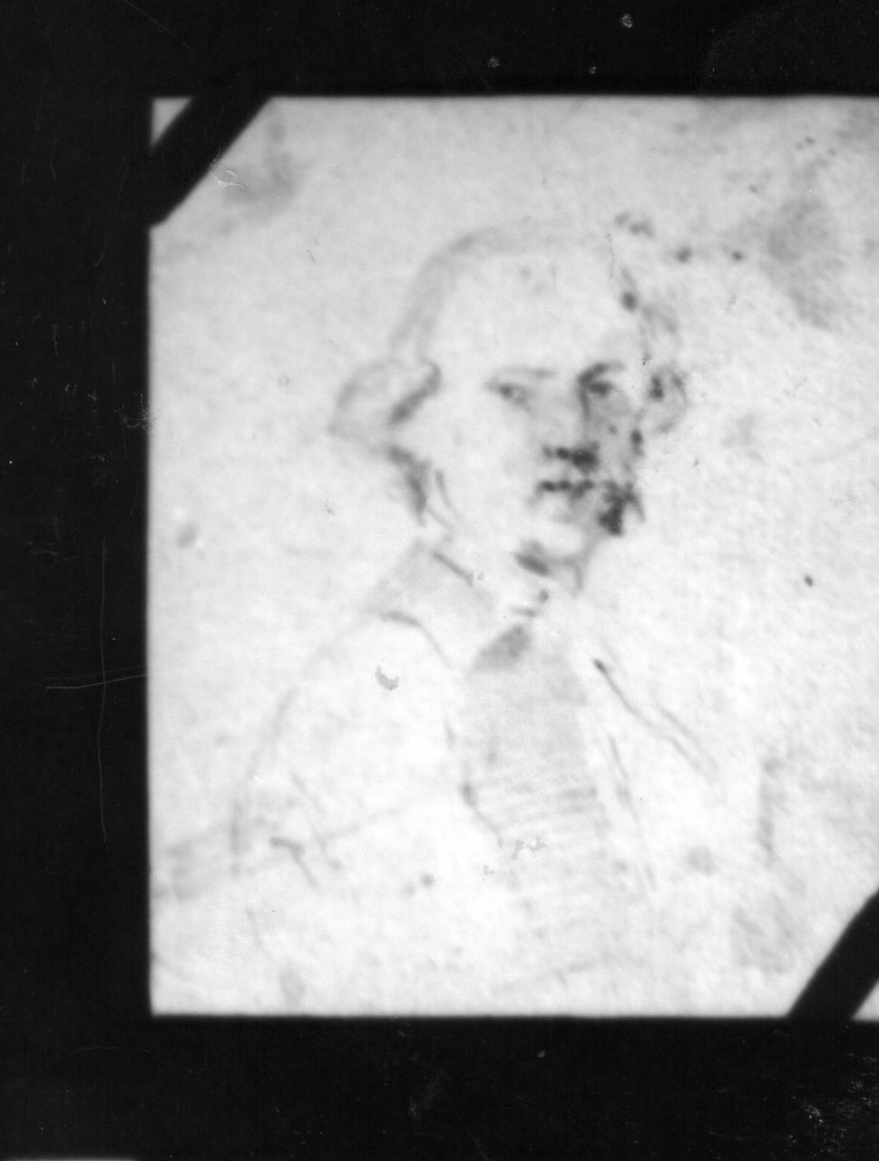 ritratto di uomo (disegno) - ambito carpigiano (seconda metà sec. XVIII)