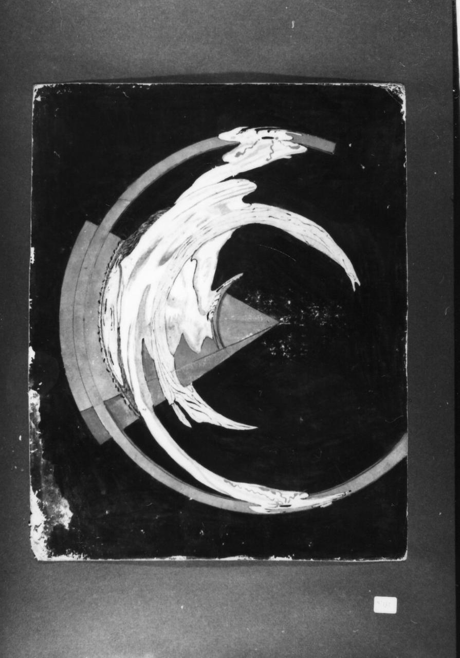 figura deformata (disegno) - ambito carpigiano (seconda metà sec. XVIII)