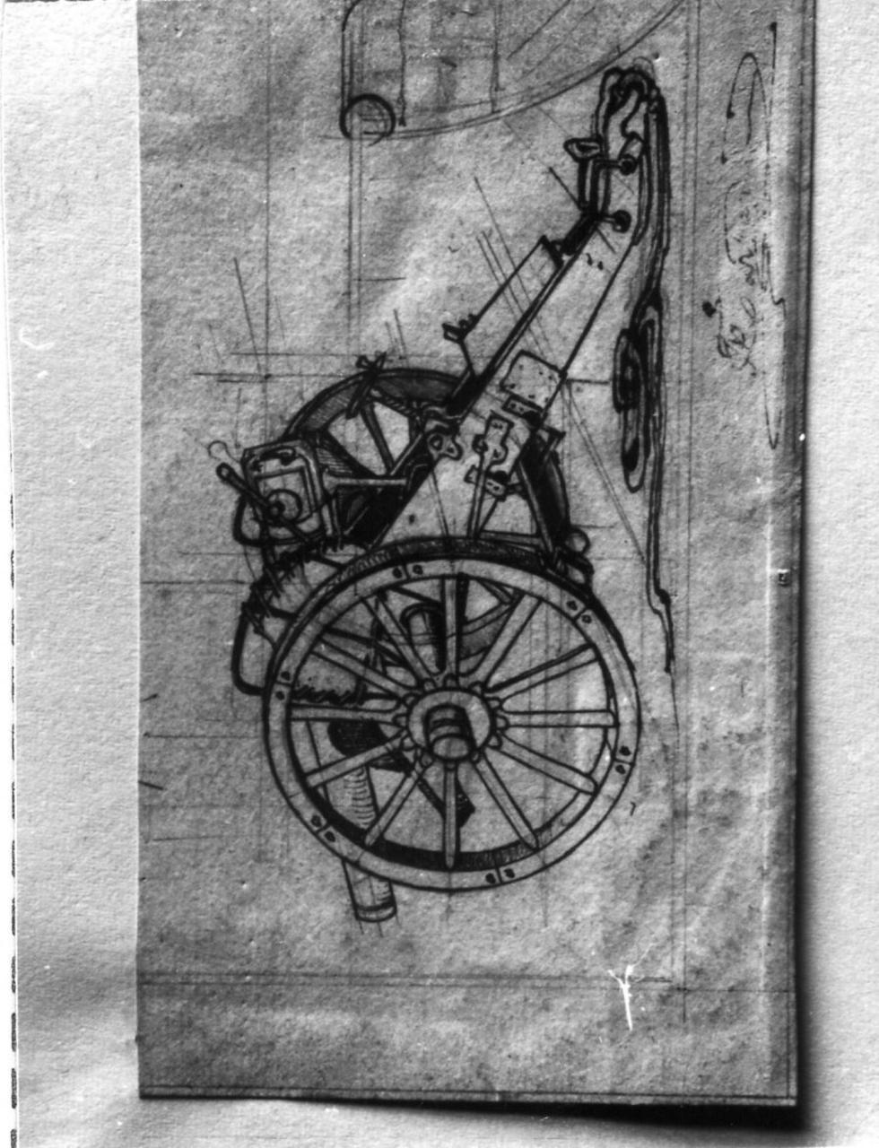 cannone (disegno) - ambito carpigiano (prima metà sec. XIX)