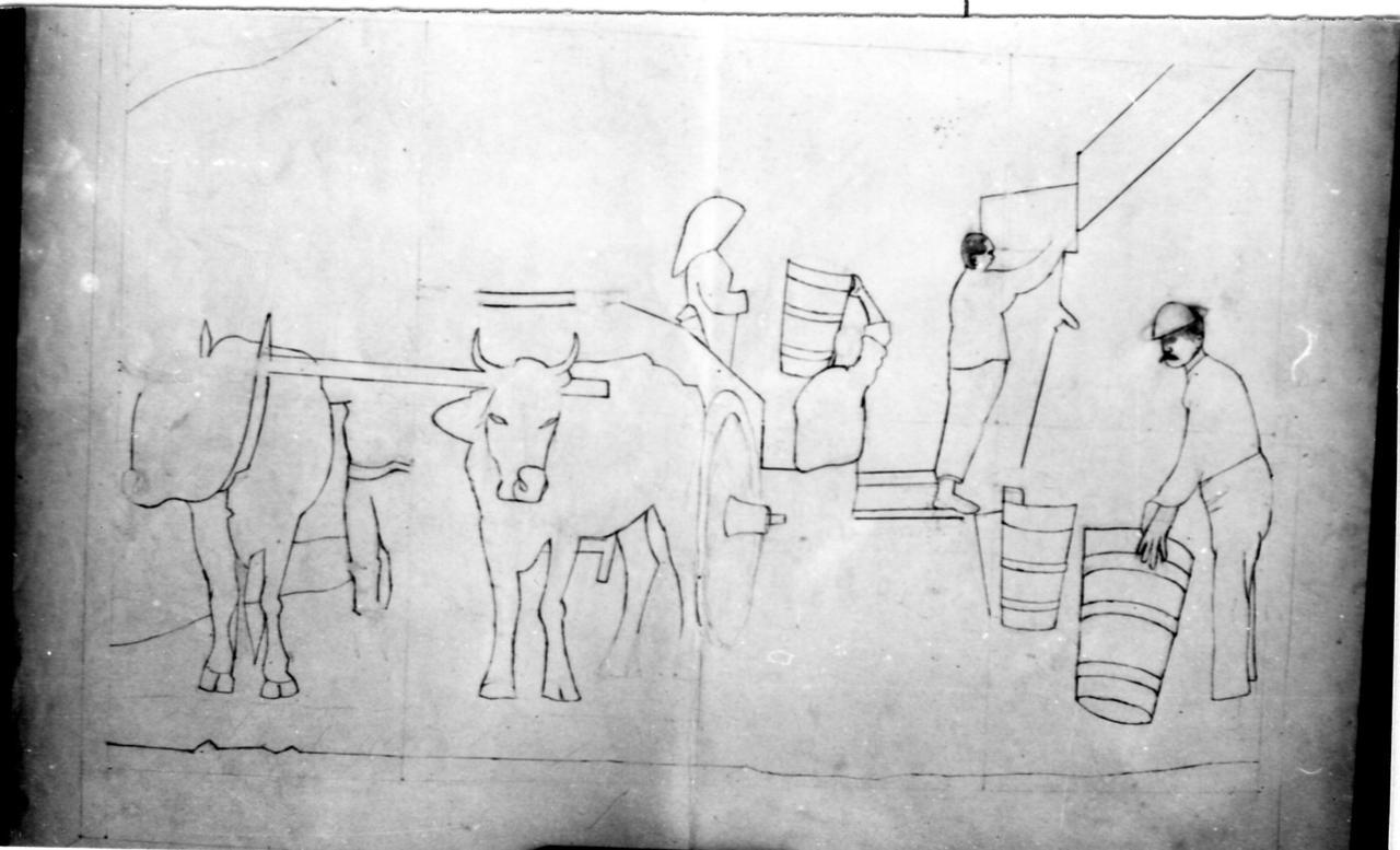 vendemmia (disegno) di Righi Archipo (sec. XX)