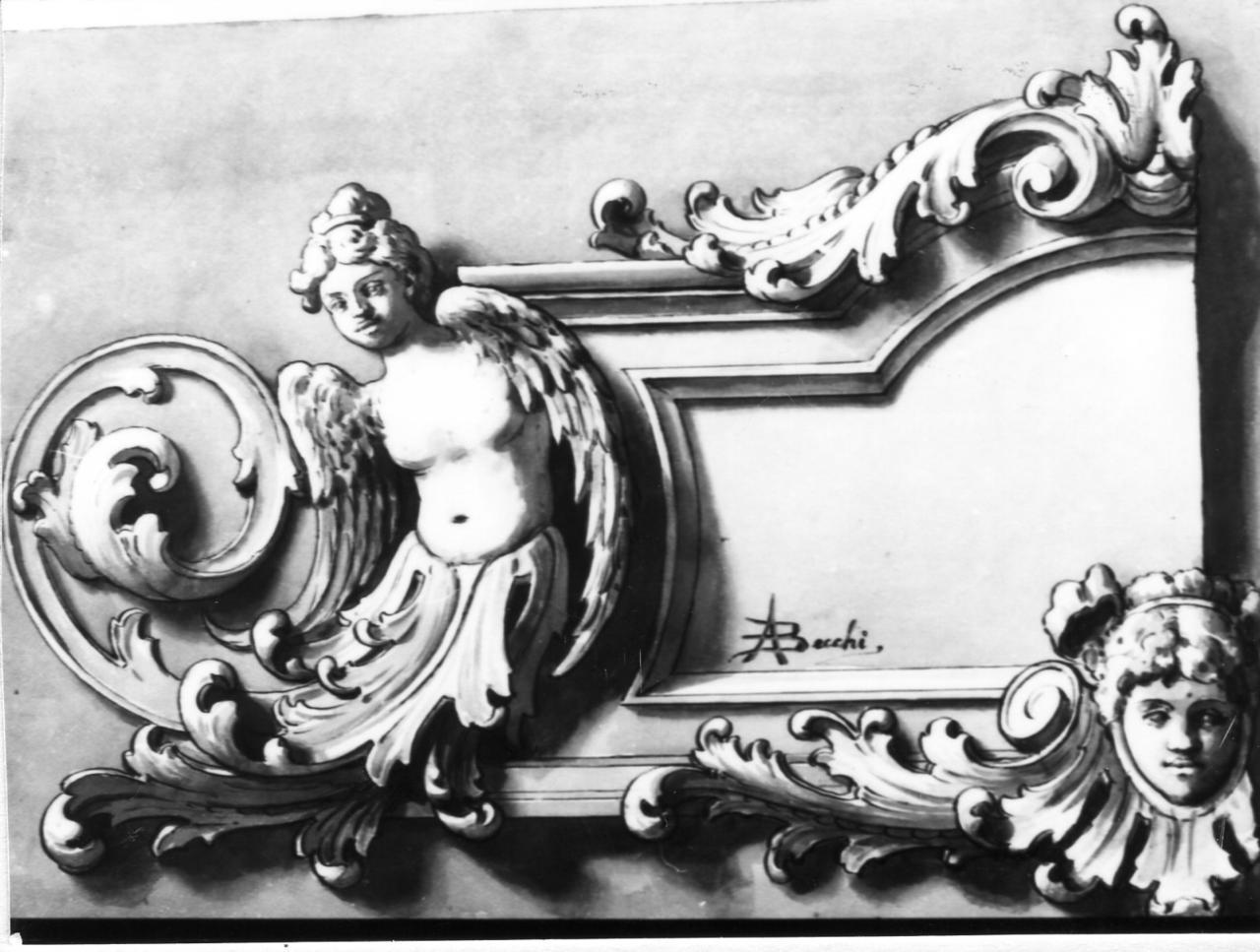 cartiglio (disegno) di Becchi Andrea (seconda metà sec. XIX)