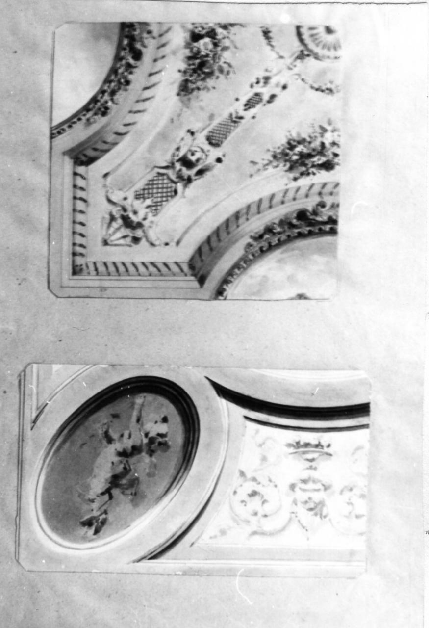 decorazione per soffitto (disegno) di Becchi Andrea (seconda metà sec. XIX)