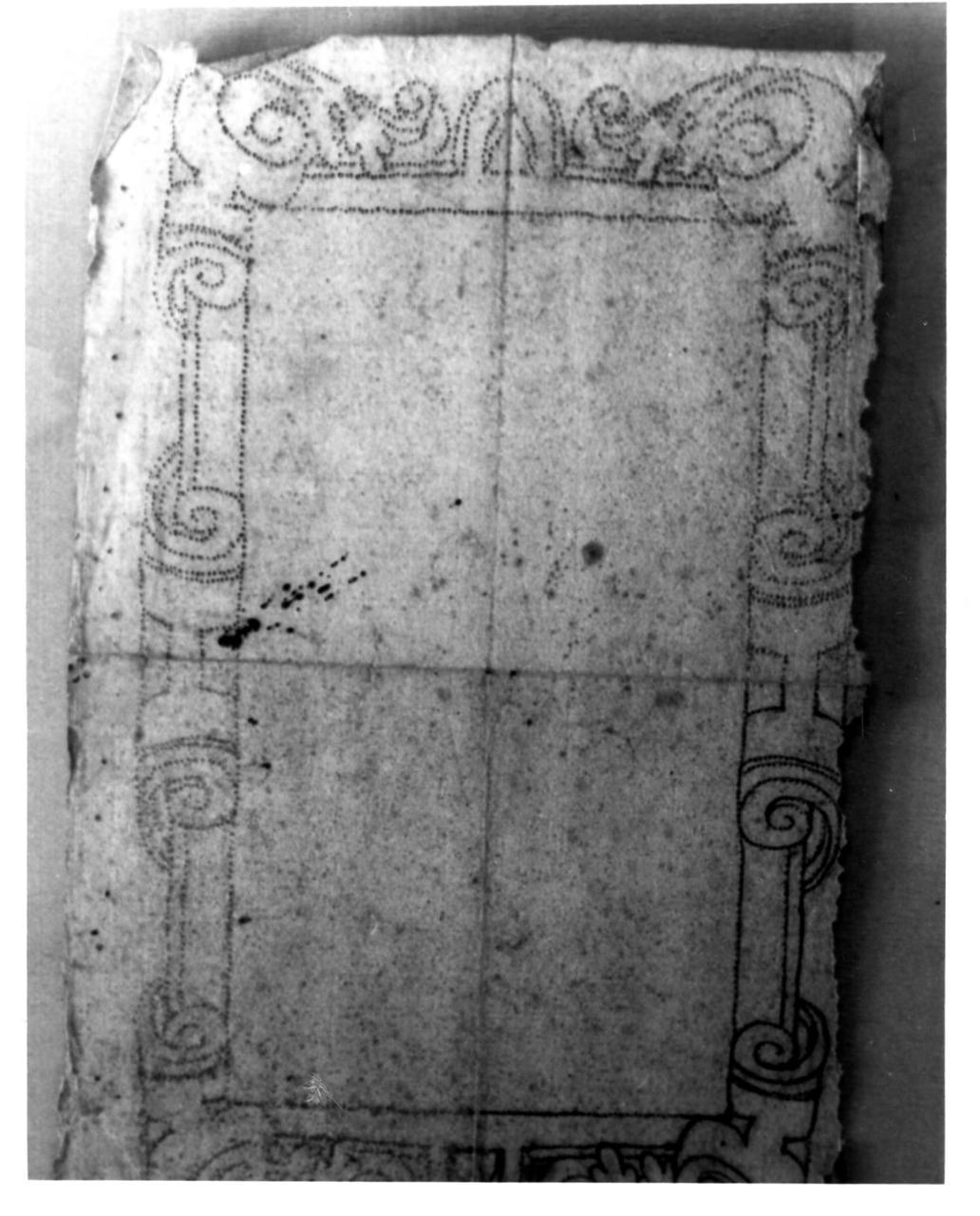 cornice (disegno) - ambito carpigiano (seconda metà sec. XVII)