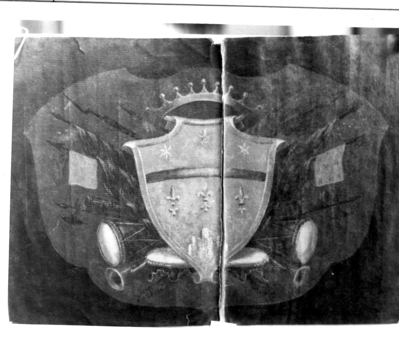 stemma gentilizio (disegno) - ambito carpigiano (inizio sec. XIX)