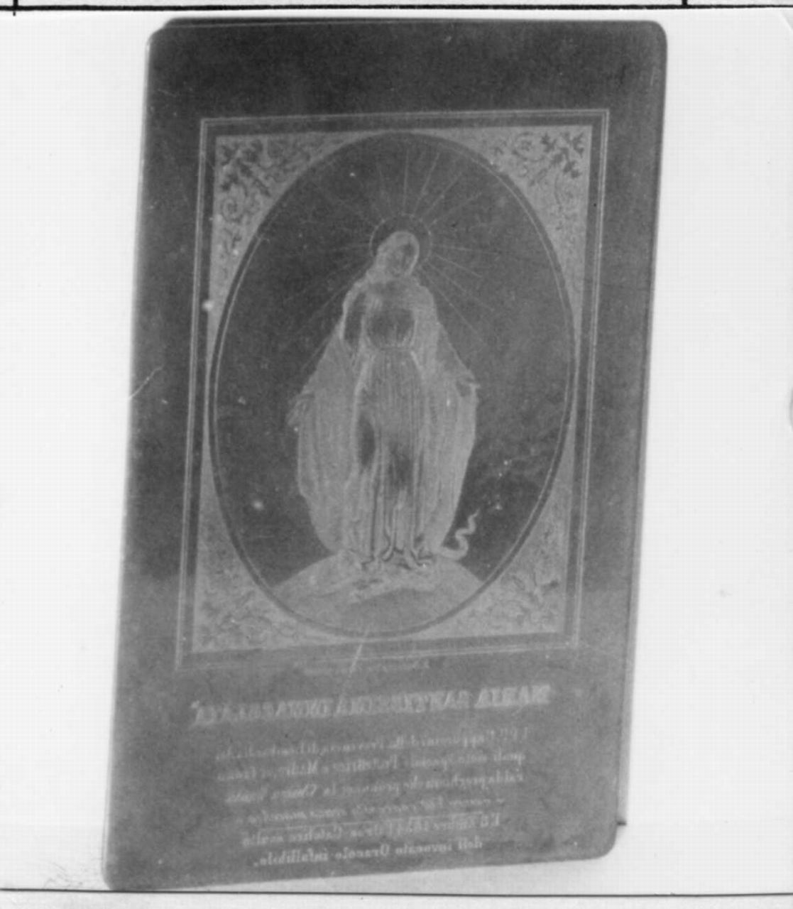 Madonna Immacolata (matrice) - bottega emiliana (inizio sec. XIX)