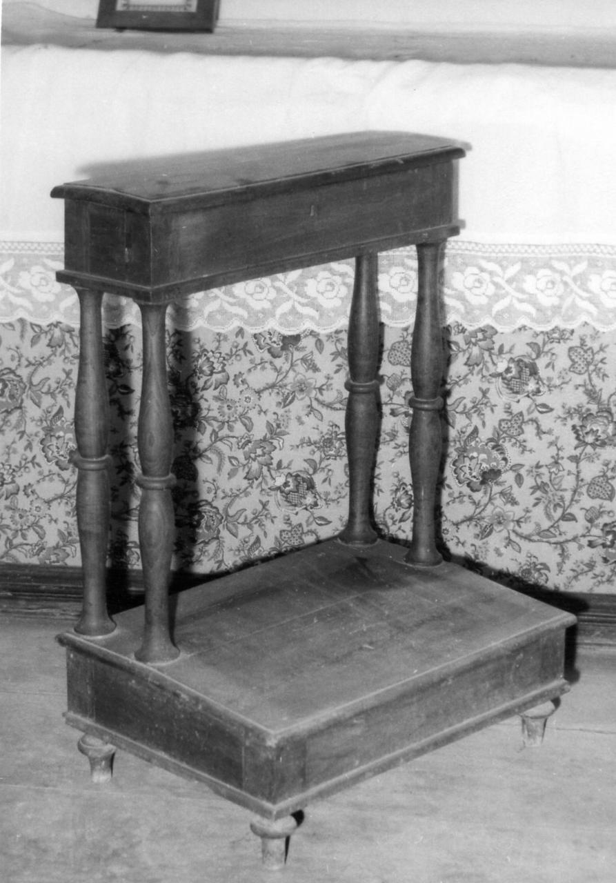 inginocchiatoio - bottega reggiana (fine sec. XIX)