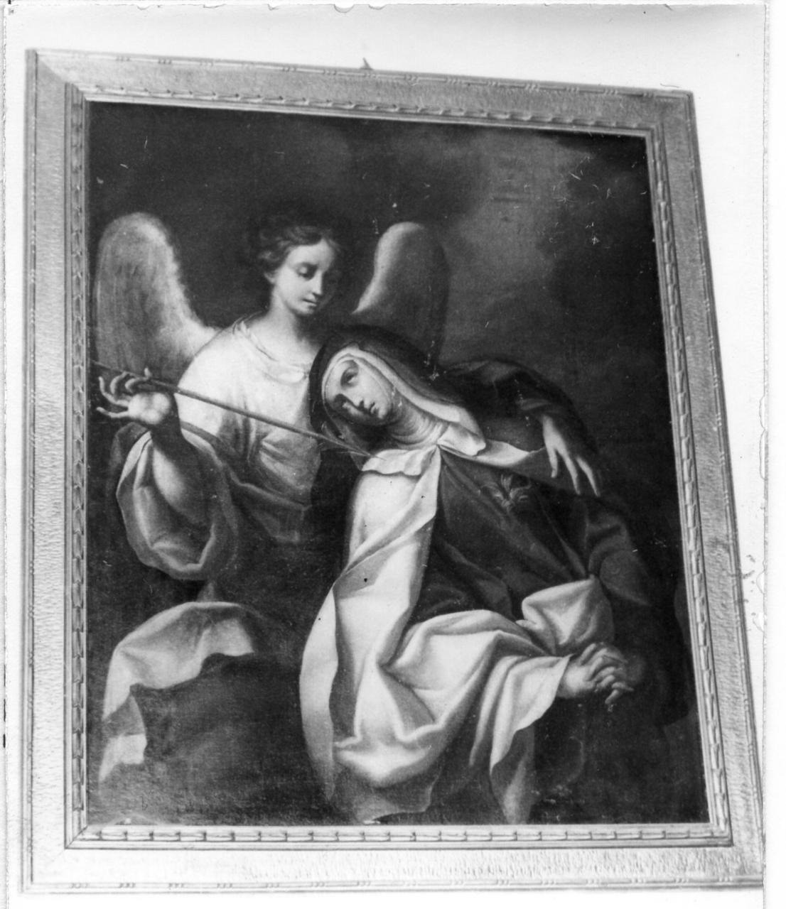 estasi di Santa Teresa d'Avila (dipinto) - ambito lombardo (fine/inizio secc. XVII/ XVIII)