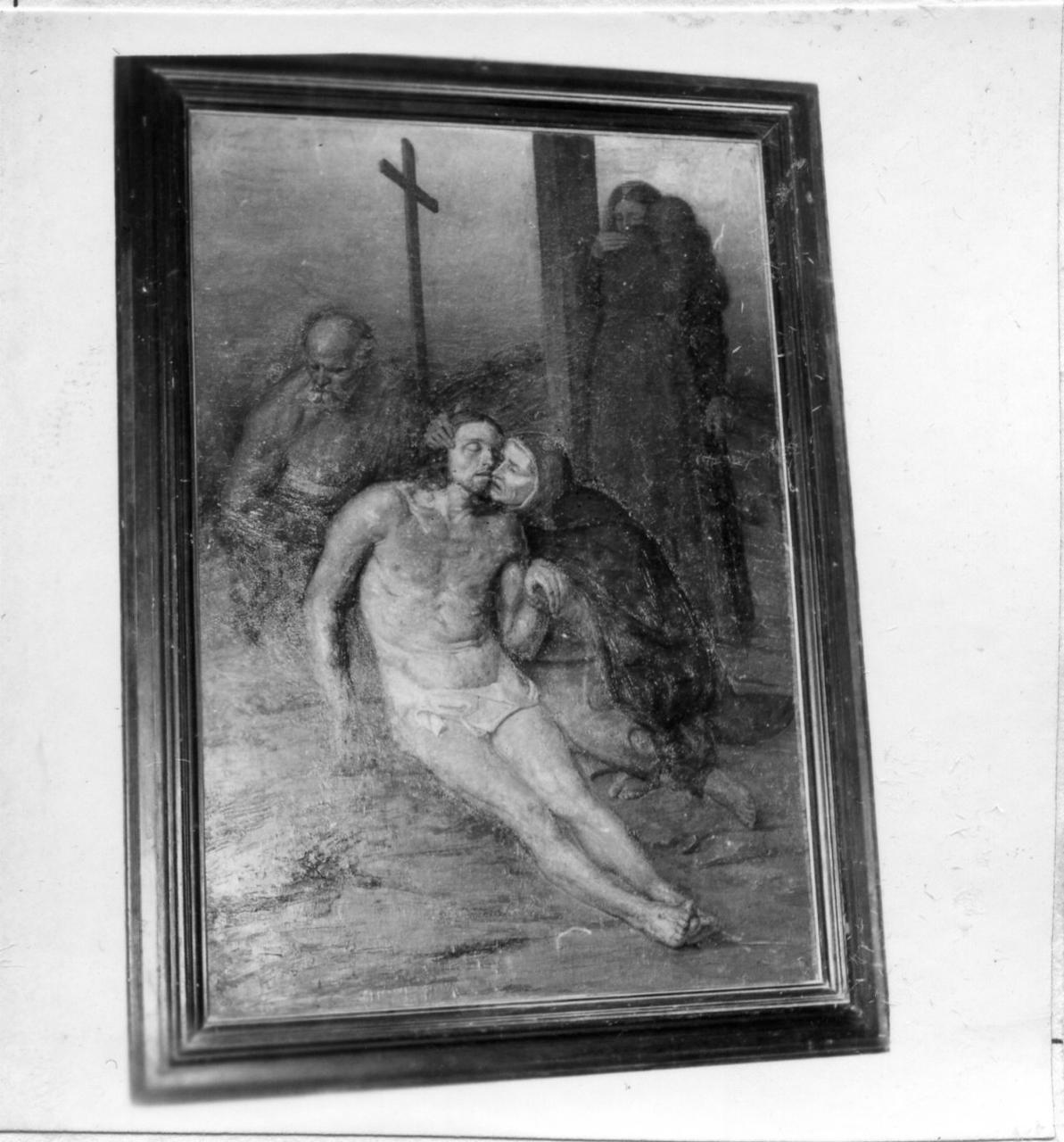 deposizione di Cristo dalla croce (dipinto) di Semprebon Bruno (sec. XX)