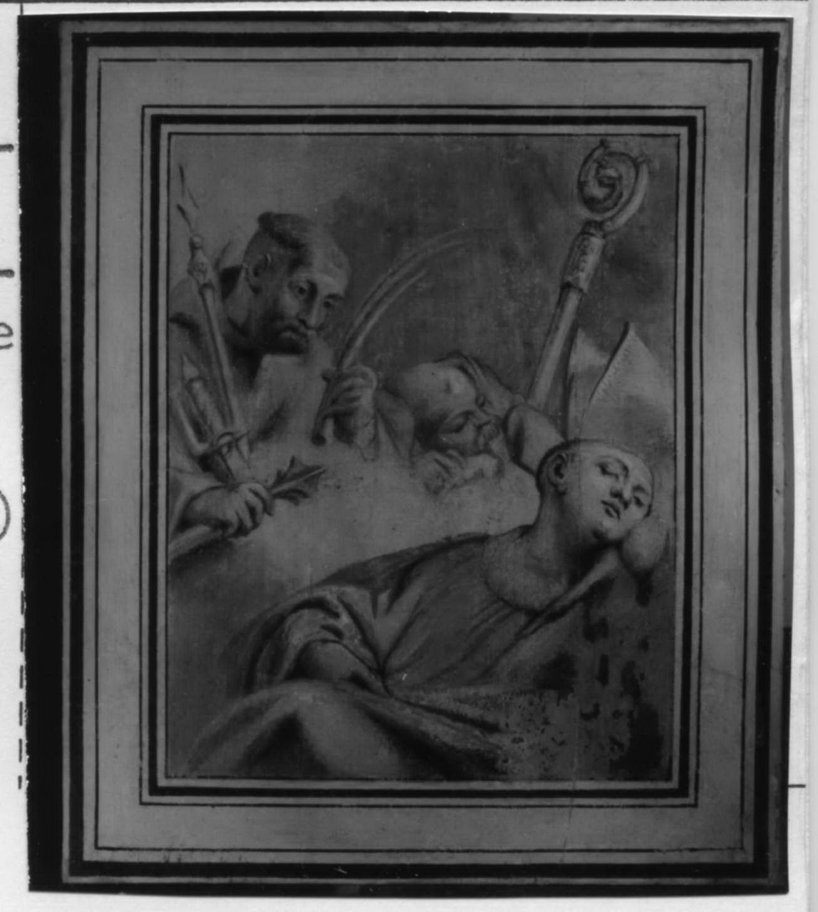 visione di un frate (dipinto) di Solieri Giuseppe detto Fra' Stefano da Carpi (metà sec. XVIII)