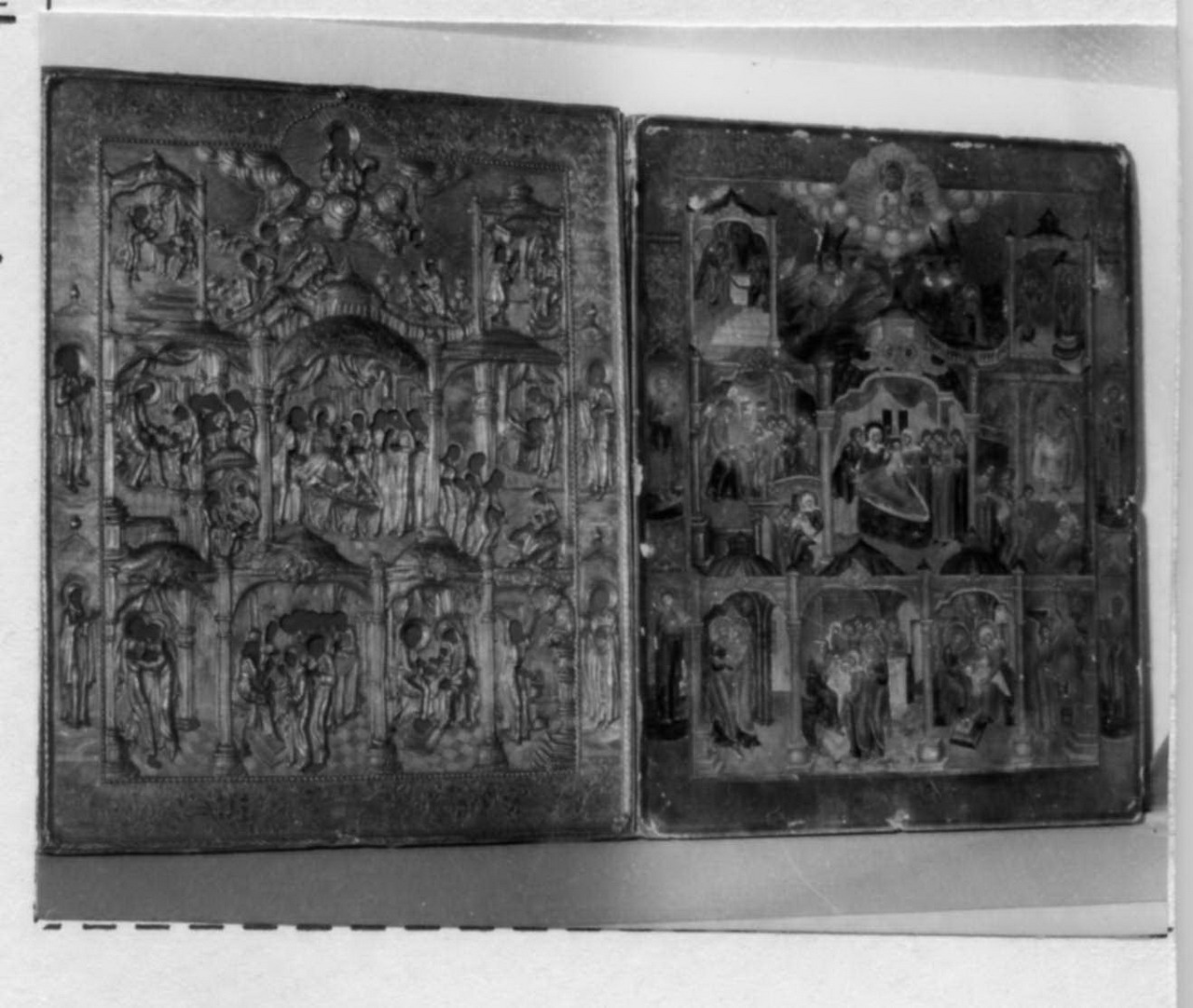 storie della nascita e giovinezza di Maria Vergine (dipinto) - ambito balcanico (metà sec. XVII)